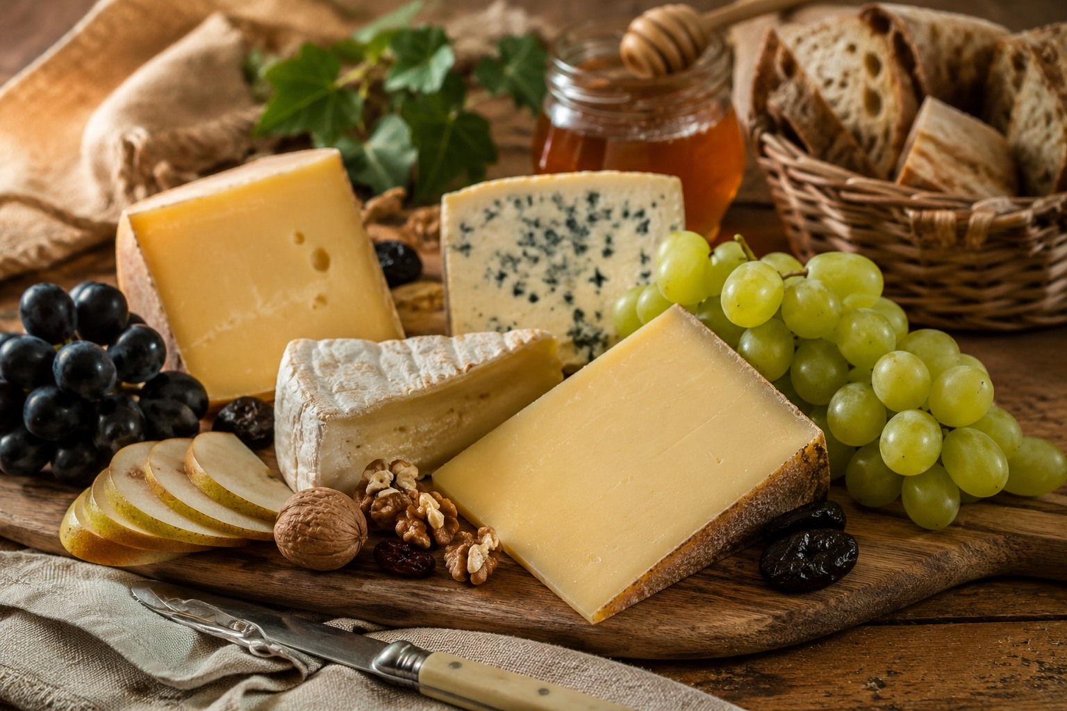 Plateau de fromages de La Crèmerie Lucas